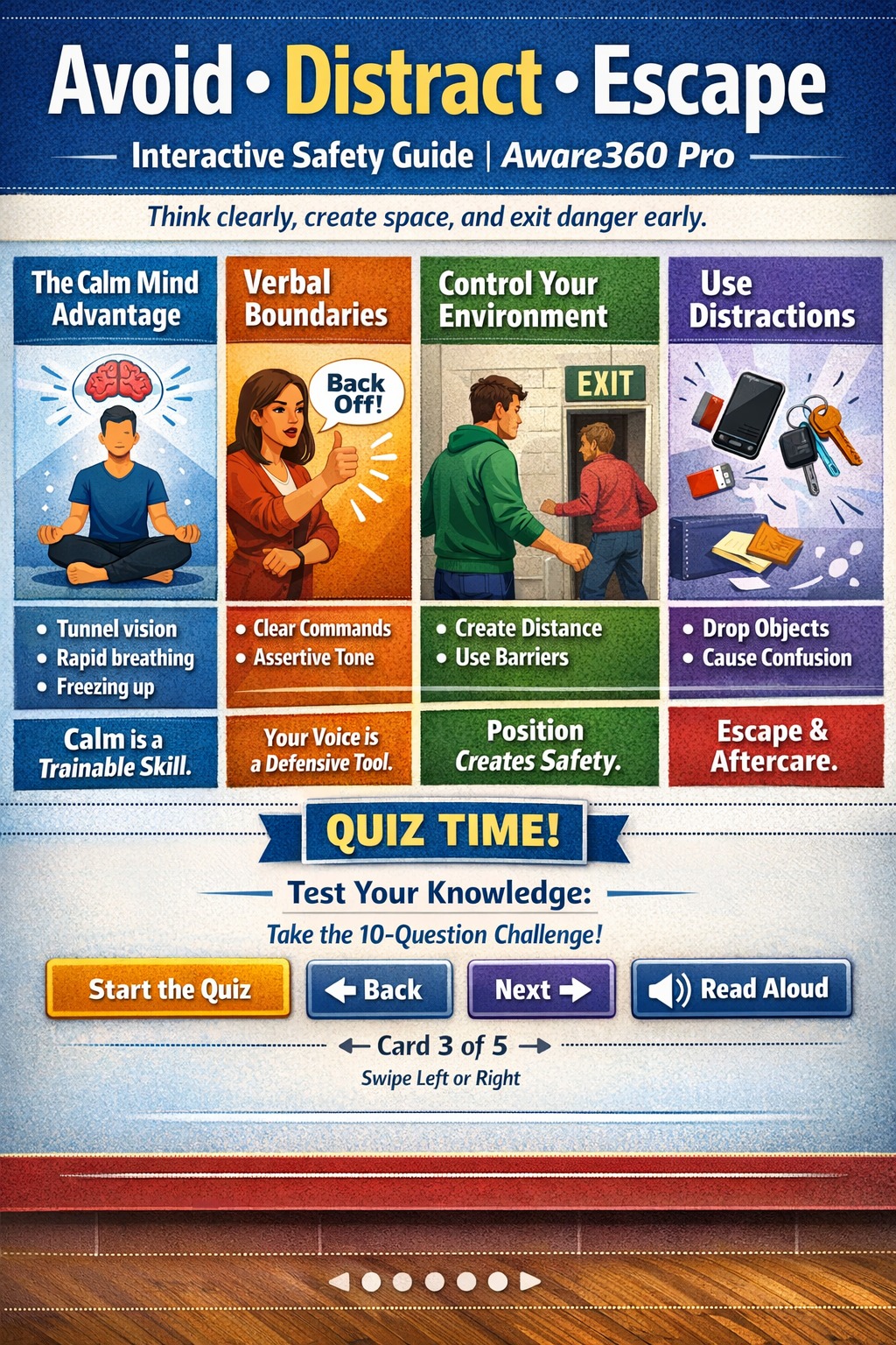 Avoid • Distract • Escape